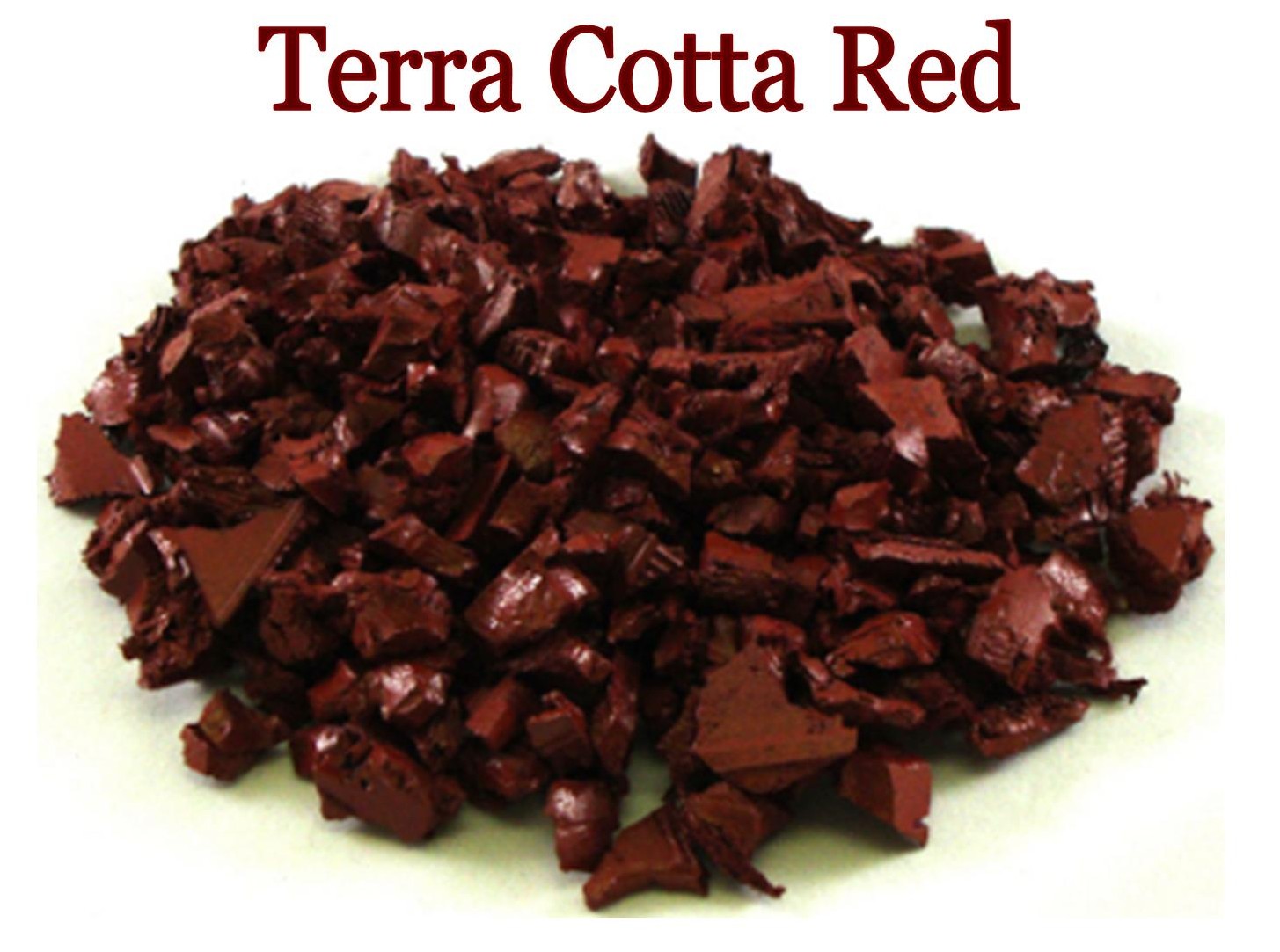 pic of terra cotta red rubber playground mulch