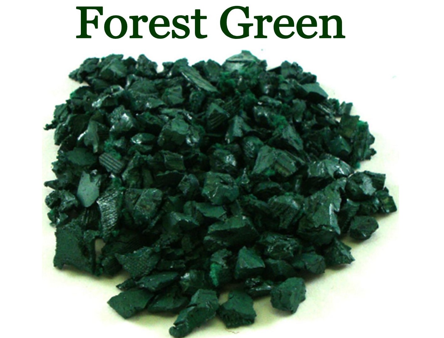 pic of forest green rubber playground mulch